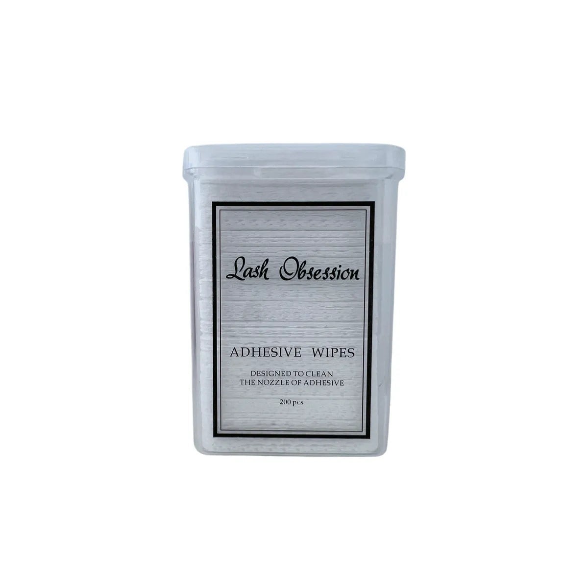 Lingettes pour adhésif sans coton